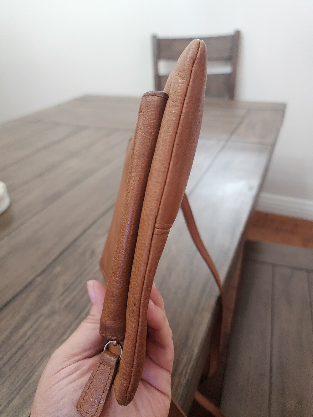 Fossil Women's Brown Leather Crossbody Bag - Picture 8 of 11